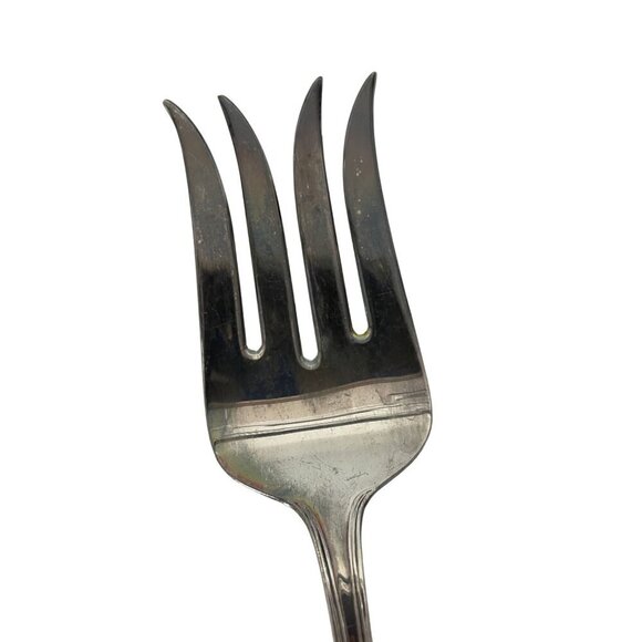 Gorham Heritage Silver Plate Serving Fork Italy Vintage - Picture 2 of 6